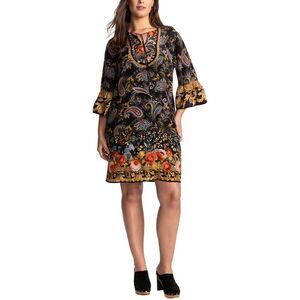 Johnny Was Womens  Plus Sofiya Silk Dress